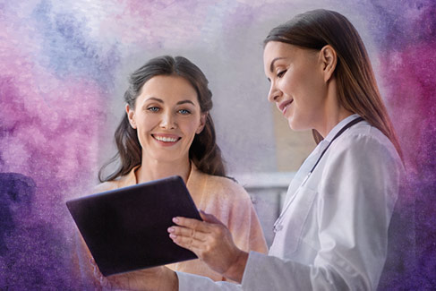 A woman thinking about her future